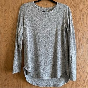 Old Navy High Low Hem Long Sleeve Top